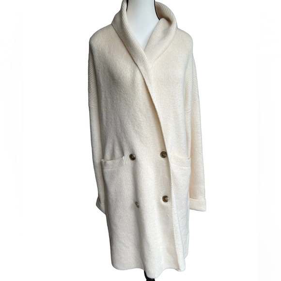 J. Crew Sweaters - J. Crew cream cardigan coat super soft yarn size medium